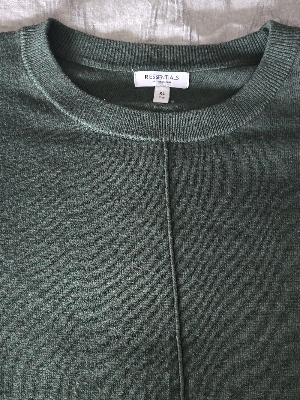 Forest Green Crewneck Sweater - Picture 2 of 6